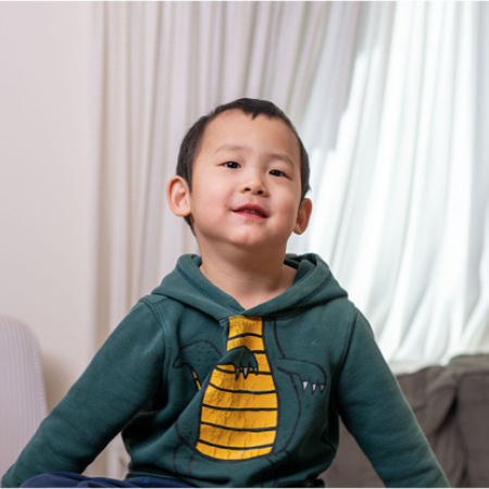 Child at home.