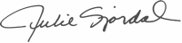 Julie signature