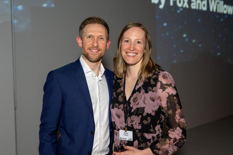 St. David's supporters at gala. 